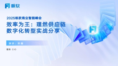 2025年效率为王：理然供应链数字化转型实战分享报告-帆软