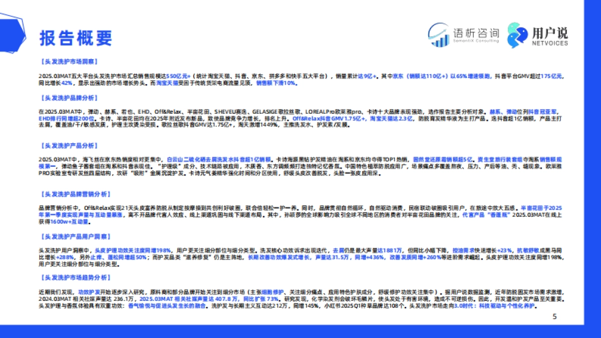 2025年线上头发洗护品类消费趋势洞察报告-用户说_第5页