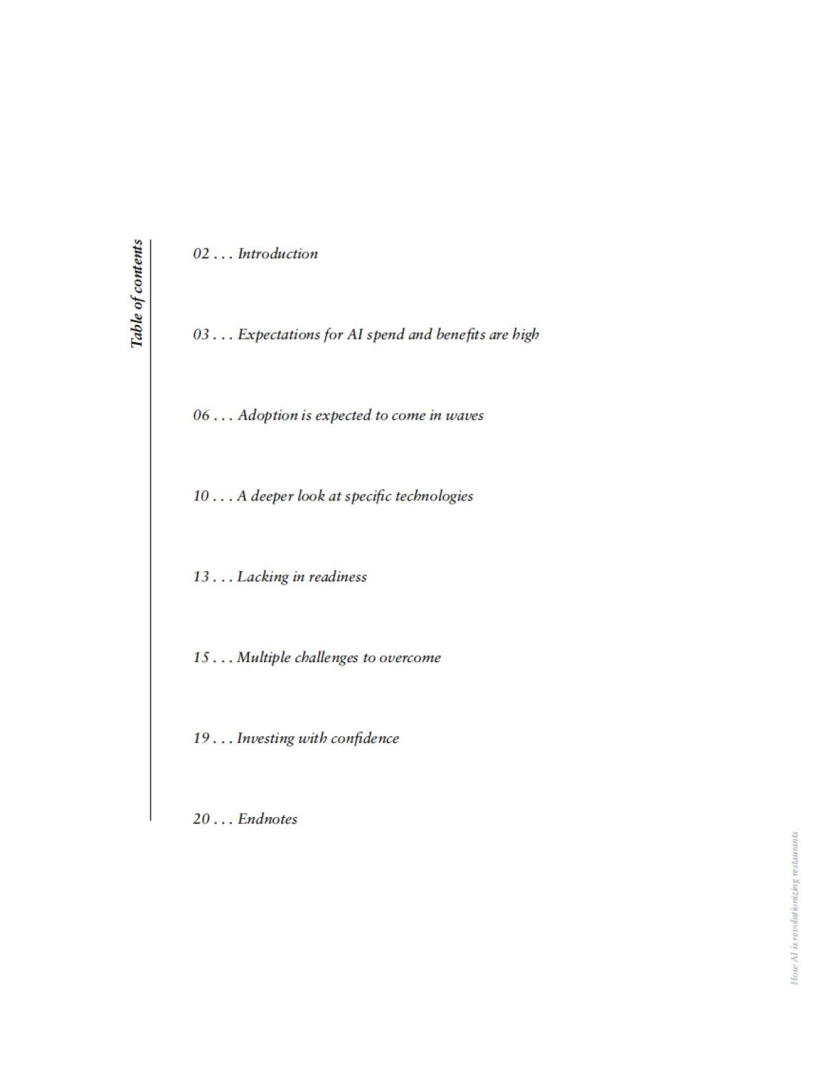 【德勤】2025AI革新餐饮业全球餐饮业AI就绪度与应用状况调查报告_第3页
