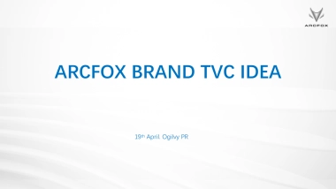 ARCFOX极狐汽车brand TVC idea creative proposal-with视频参考