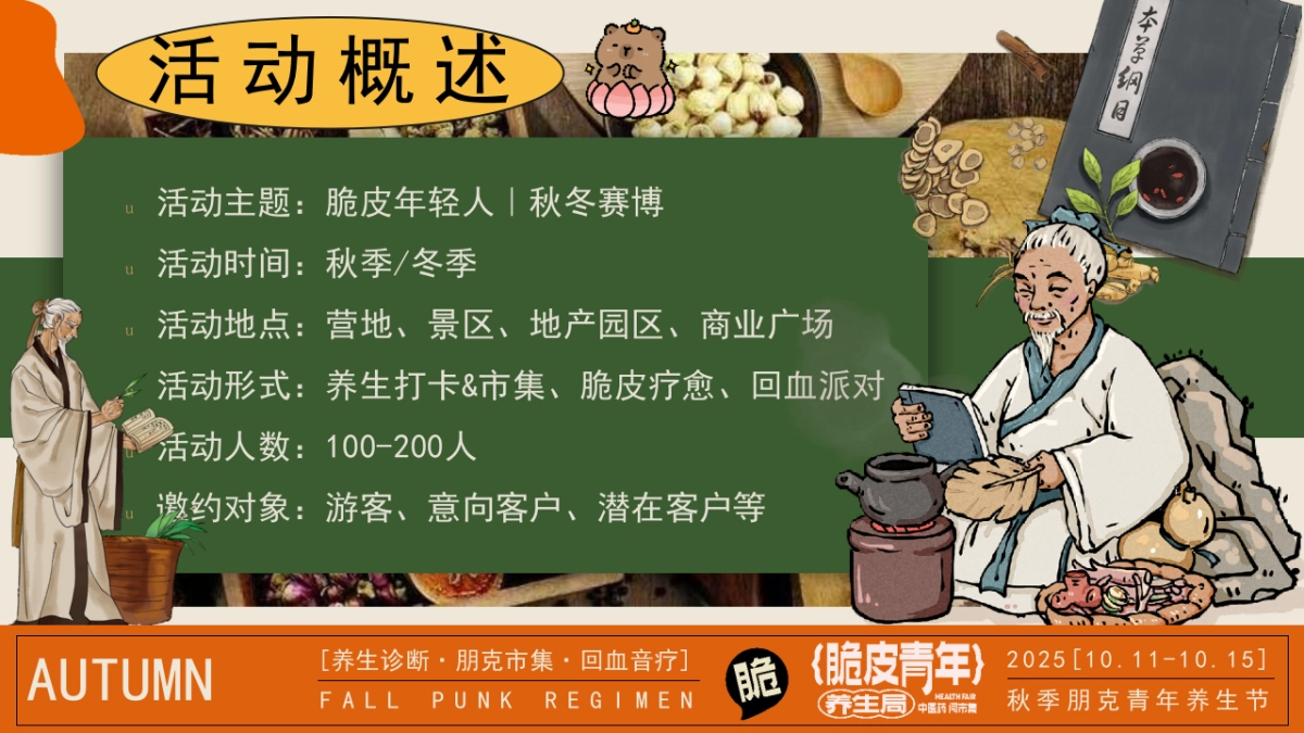 2025初秋秋冬脆皮年轻人中医养生市集「脆皮年轻人 秋冬赛博」活动策划方案_第8页