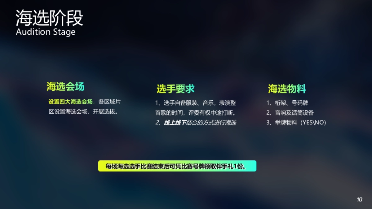 好声音比赛歌唱大赛唱歌比赛员工活动歌舞比赛活动方案_第10页