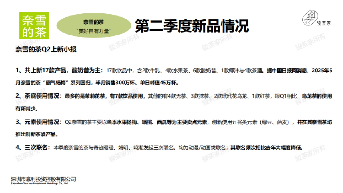 2025年第二季度新茶饮市场调研报告_第8页