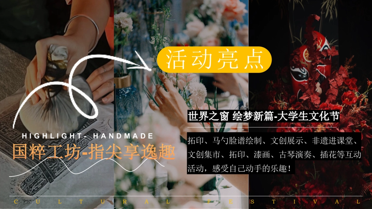 2024高校大学生文化节「世界之窗 绘梦新篇主题」活动策划方案_第6页