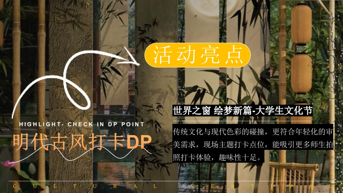 2024高校大学生文化节「世界之窗 绘梦新篇主题」活动策划方案_第9页