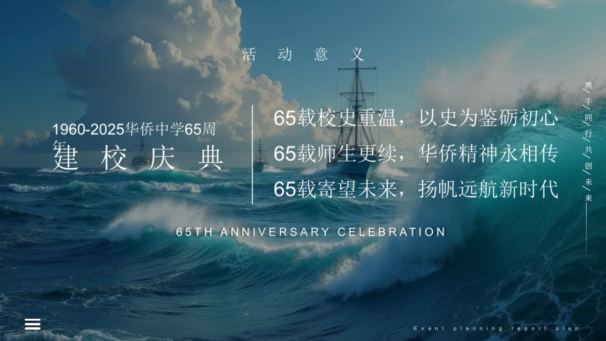 2025金渡华侨中学65周年庆典活动策划方案1_第5页