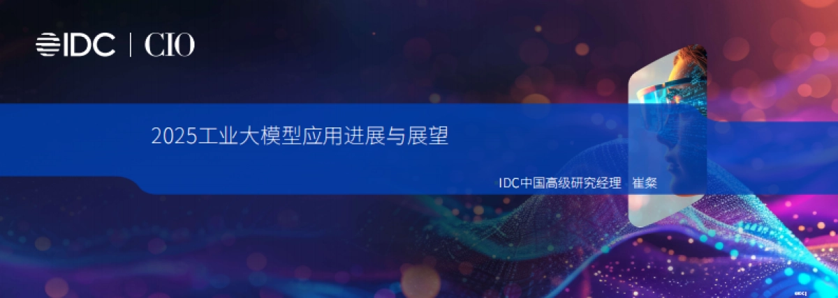 2025年工业大模型应用进展与展望报告-IDC_第1页