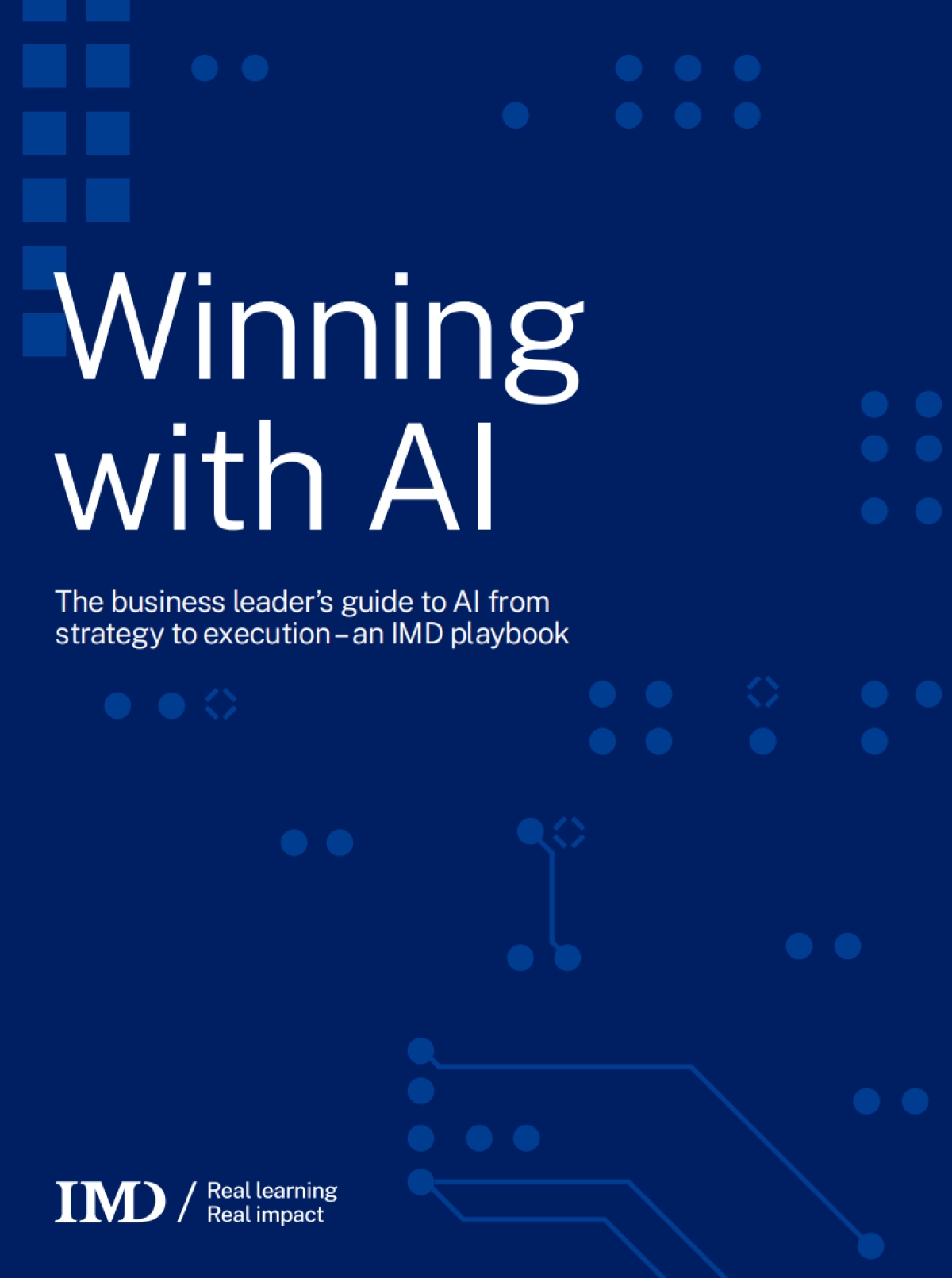2025年面向企业高层的AI指南:从战略到执行 以人工智能制胜报告(英文版)-IMD_第1页