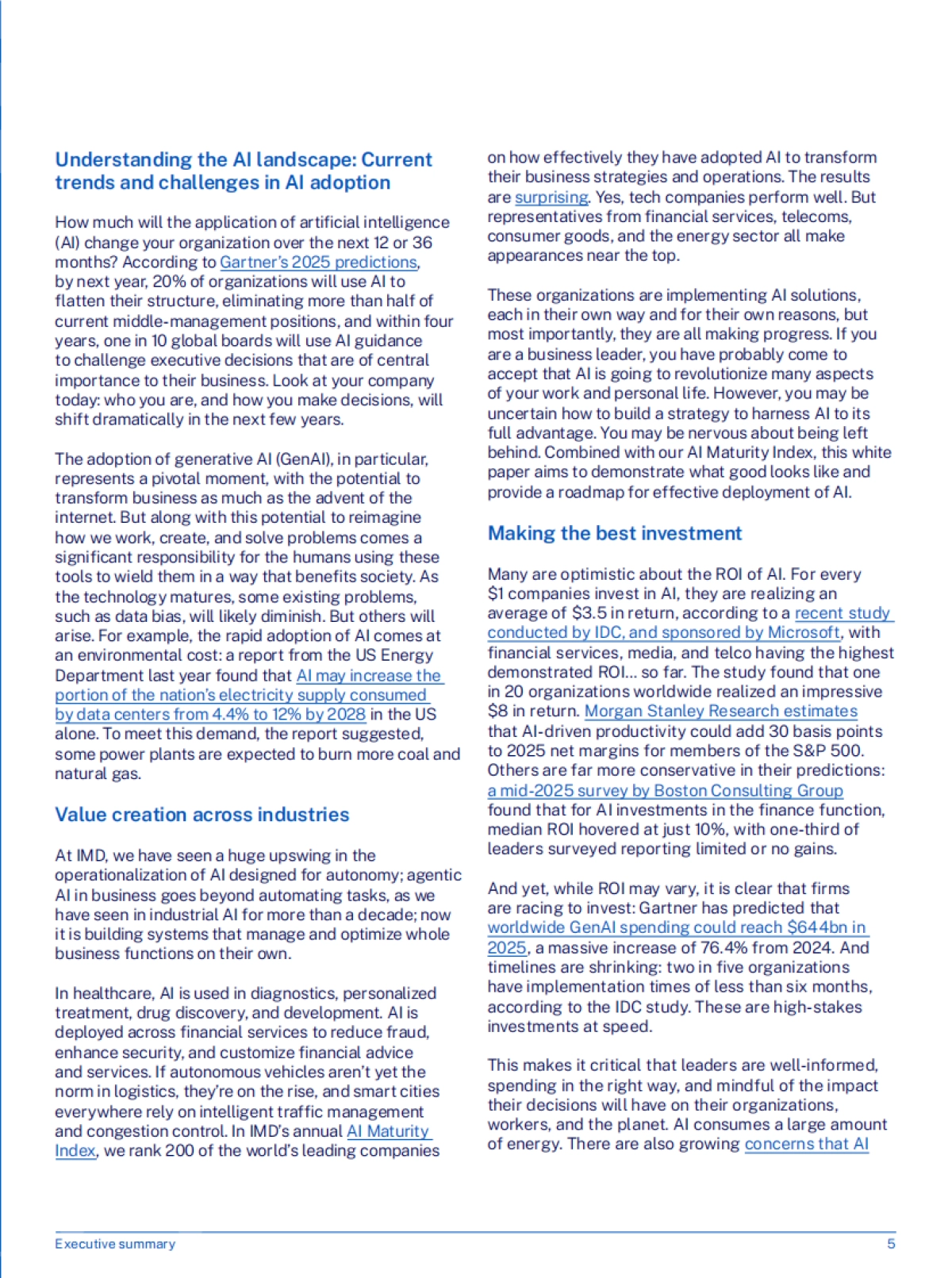 2025年面向企业高层的AI指南:从战略到执行 以人工智能制胜报告(英文版)-IMD_第5页