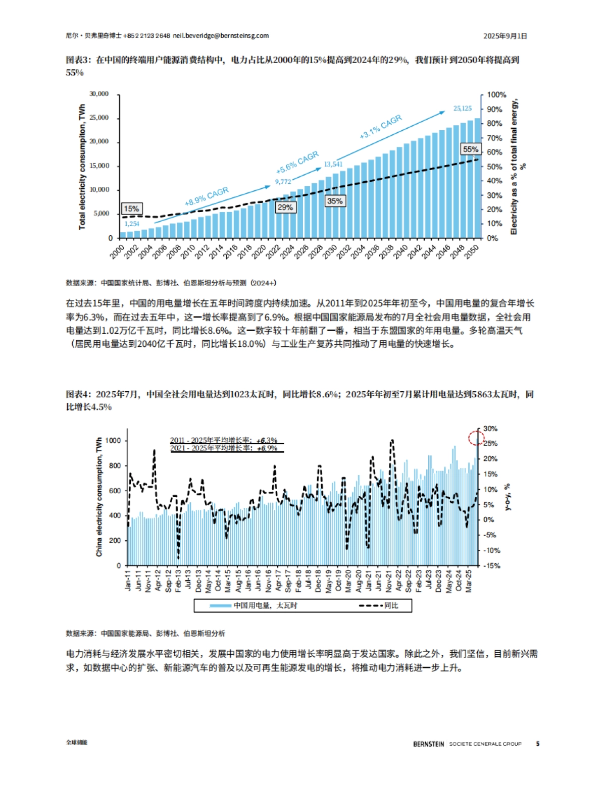 2025年全球储能：电力瓶颈下的中国人工智能：中国能否胜出？-伯恩斯坦_第5页