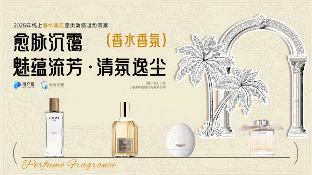 2025年线上香水香氛品类消费趋势洞察报告-用户说_第1页