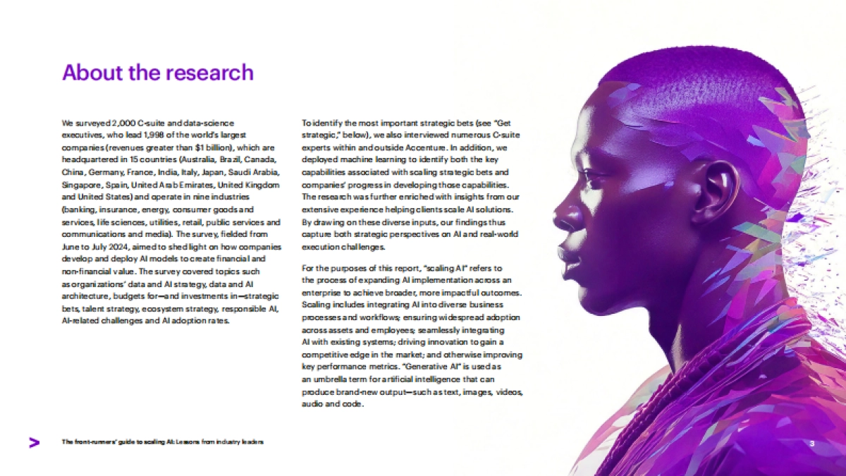 AI规模化先行者指南_行业领导者的经验-埃森哲_第3页