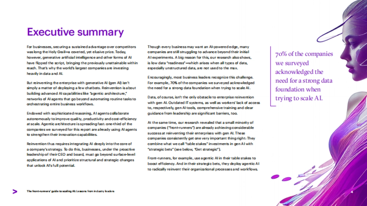 AI规模化先行者指南_行业领导者的经验-埃森哲_第4页