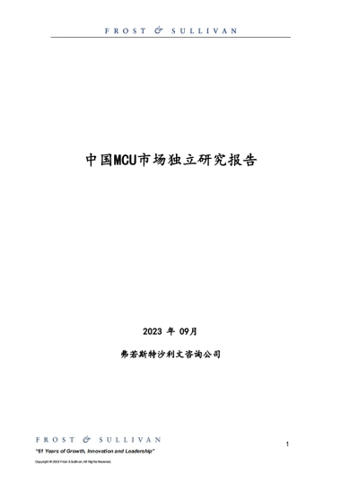 中国MCU市场独立研究报告