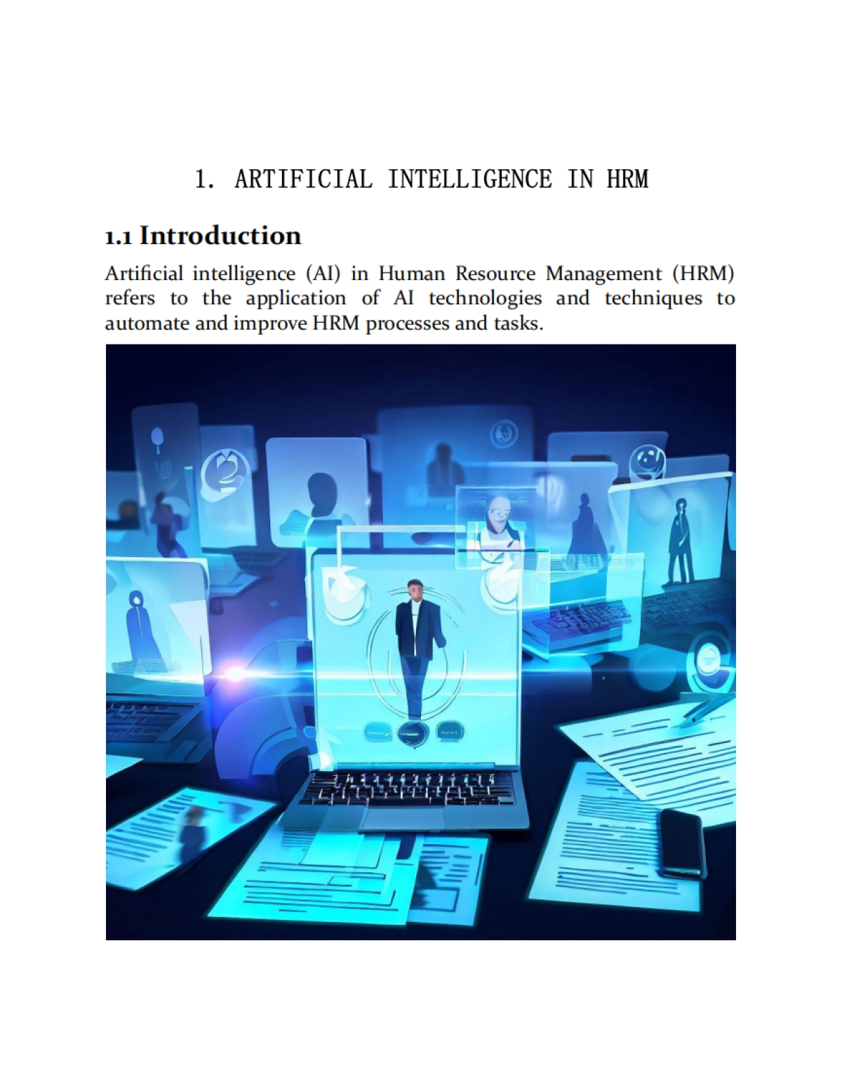 2023年人工智能在人力资源管理中的应用：用AI革命性地改造人力资源管理报告（英文版）-Yashas Publication_第4页