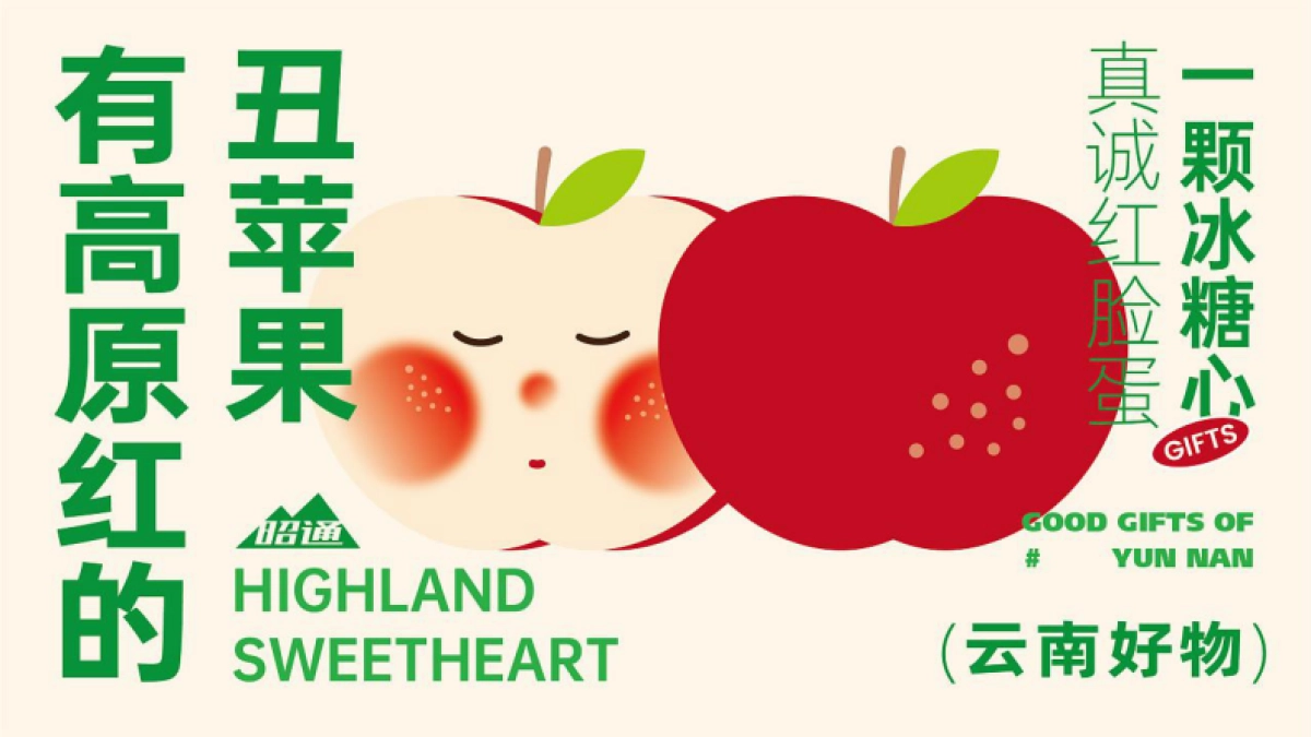 云南好物原红丑苹果 苁茸 TWO柚 玉米品牌形象包装设计_第5页