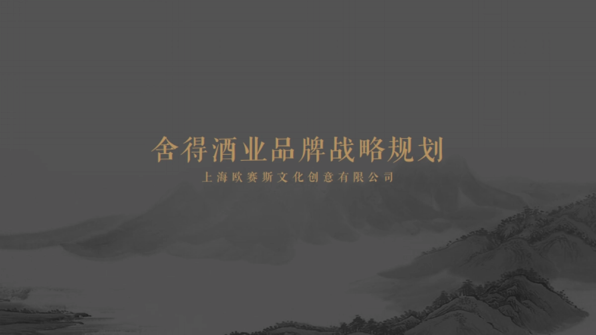 舍得酒业品牌战略规划策划方案-上海欧赛斯广告_第9页