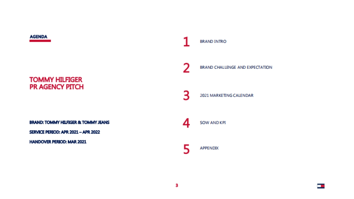 【经典案例】Tommy Hilfige PR agency pitch brief_第3页