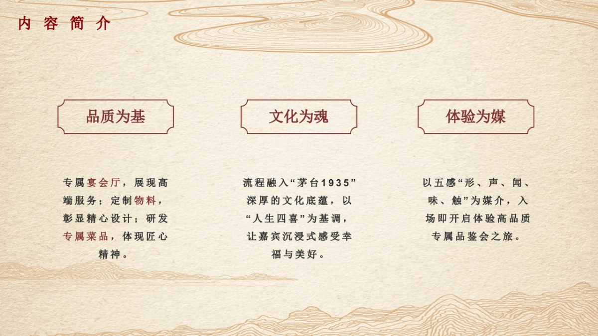 2024茅台白酒品牌沉浸式品鉴会「相逢喜悦·荟见美好主题」活动策划方案_第9页