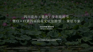 2025国潮荷花节策划方案+传播推广方案