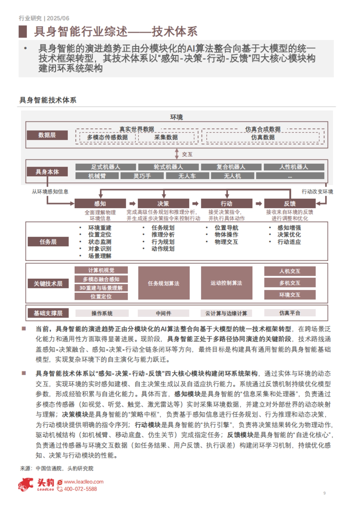 2025年具身智能行业研究：跨领域融合引领的新一轮智能革命-头豹研究院_第9页