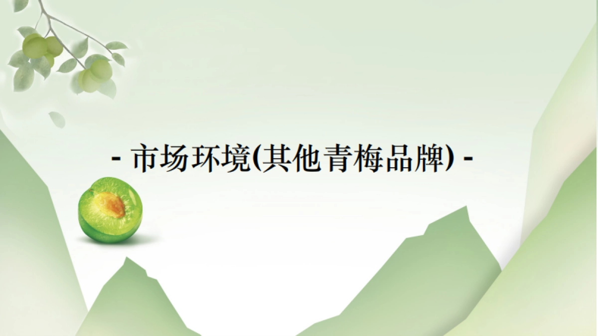 「天与空」统一青梅绿茶国风营销_第10页