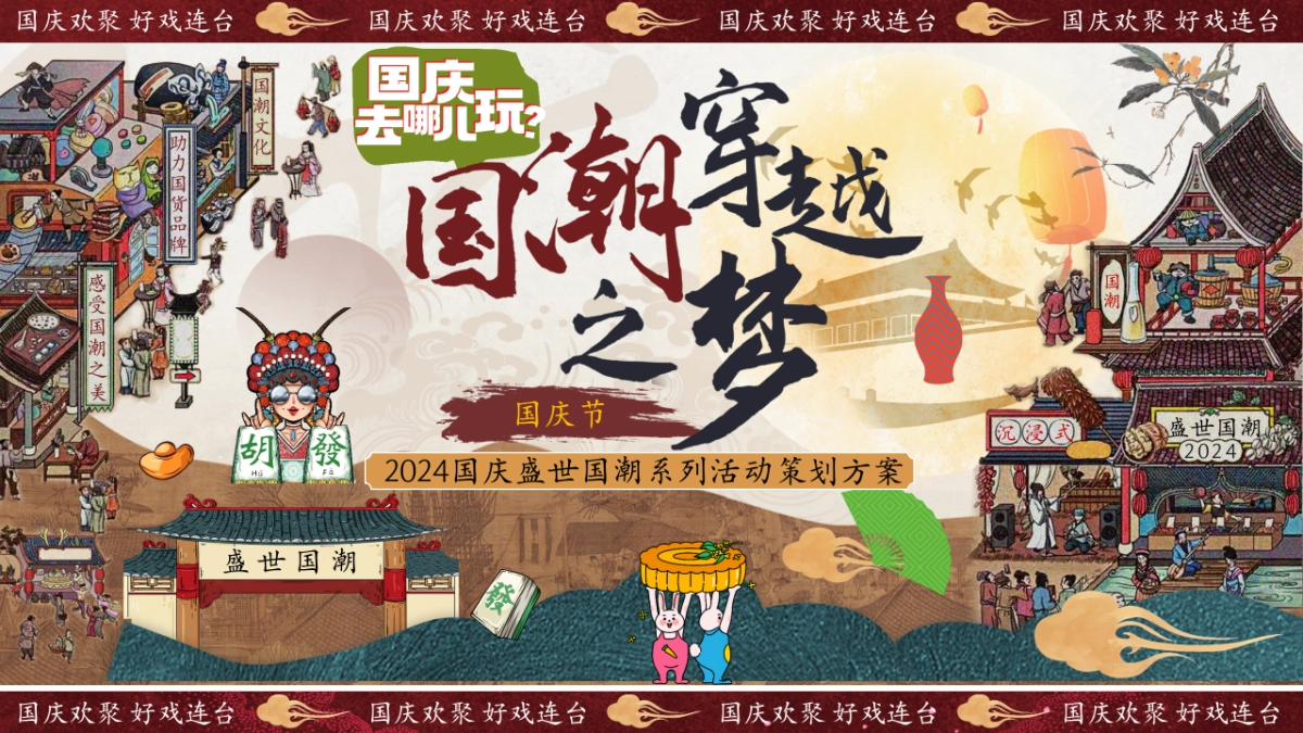 2024十一国庆盛世国潮系列「盛世国风 国潮穿越之梦主题」活动策划方案_第1页