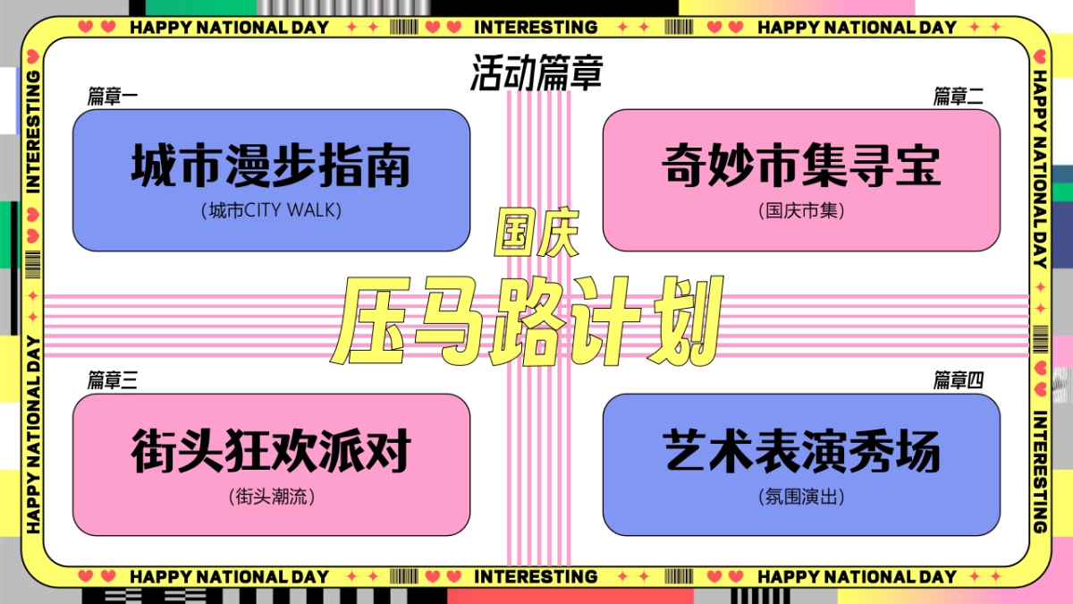 2024-十一国庆节Citywalk马路生活节「嗨FUN 国庆压马路计划」活动策划方案_第9页