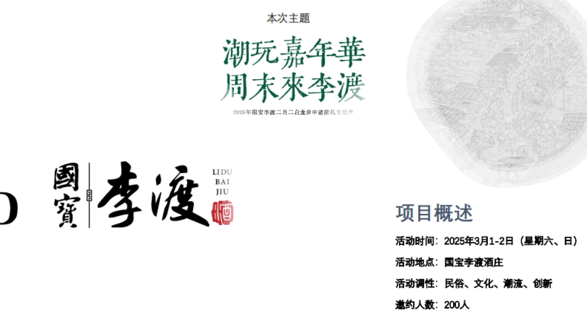 2025白酒品牌国宝李渡二月二文化节活动方案_第7页