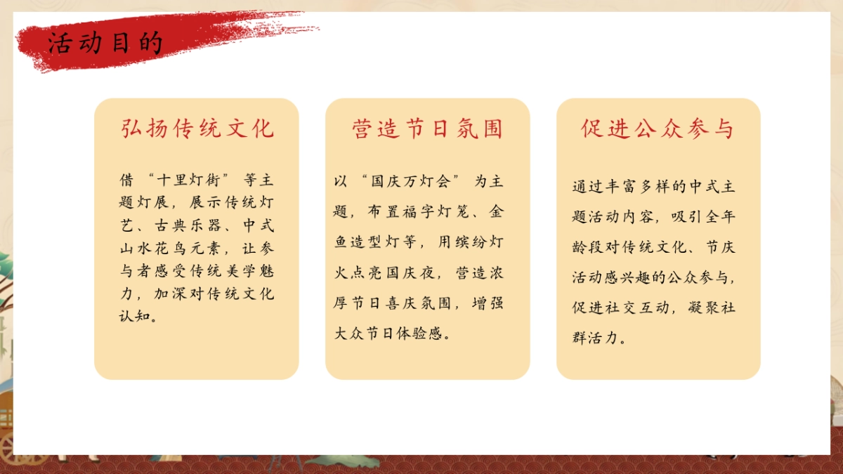 2025商业购物中心国庆节中秋节国潮嘉年华「国潮焰起 花火大会主题」活动策划方案_第9页