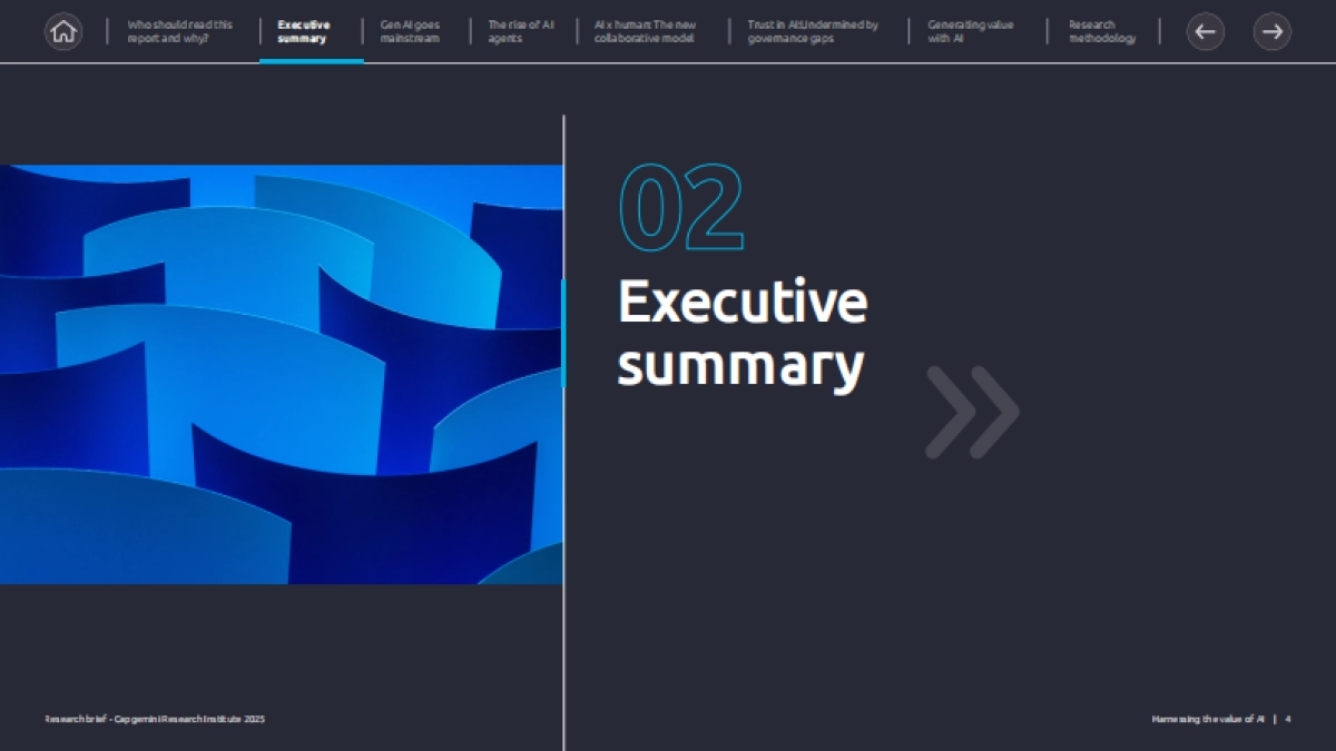 2025年驾驭人工智能(AI)价值 解锁规模化竞争优势报告(英文版)-凯捷Capgemini_第4页