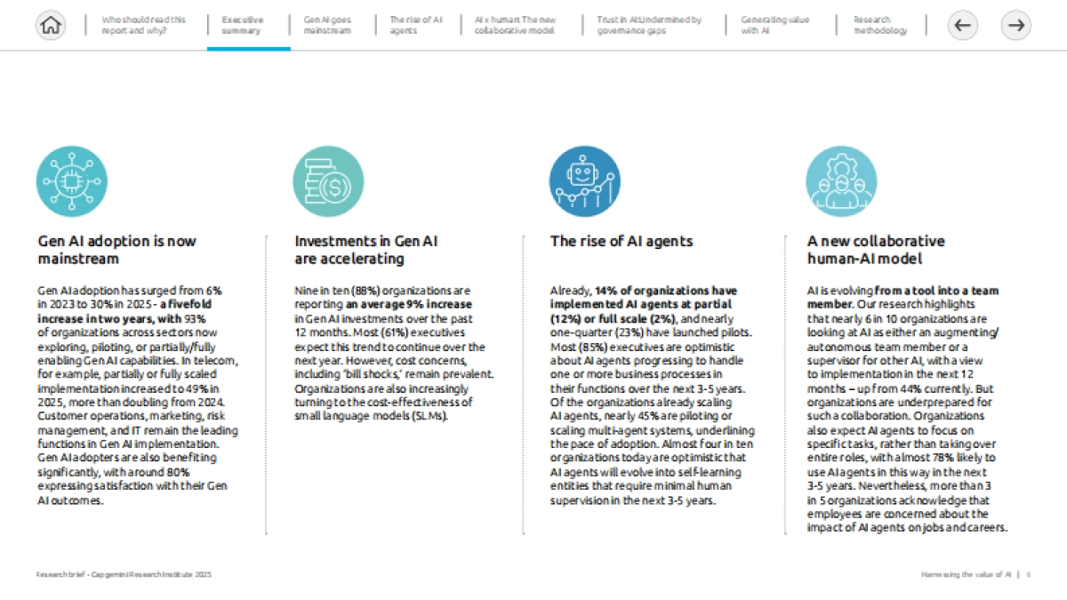 2025年驾驭人工智能(AI)价值 解锁规模化竞争优势报告(英文版)-凯捷Capgemini_第6页