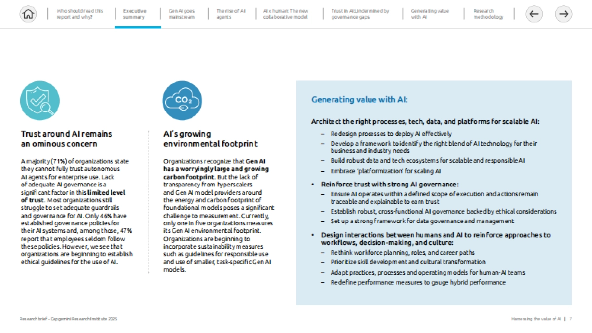 2025年驾驭人工智能(AI)价值 解锁规模化竞争优势报告(英文版)-凯捷Capgemini_第7页