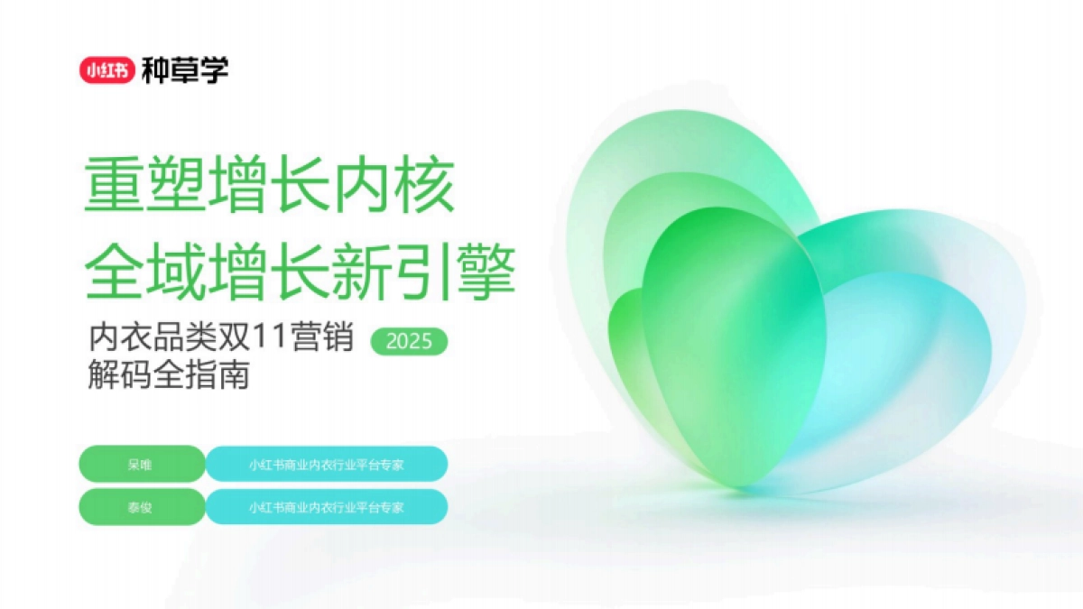 2025小红书双11-内衣行业增长攻略_第1页