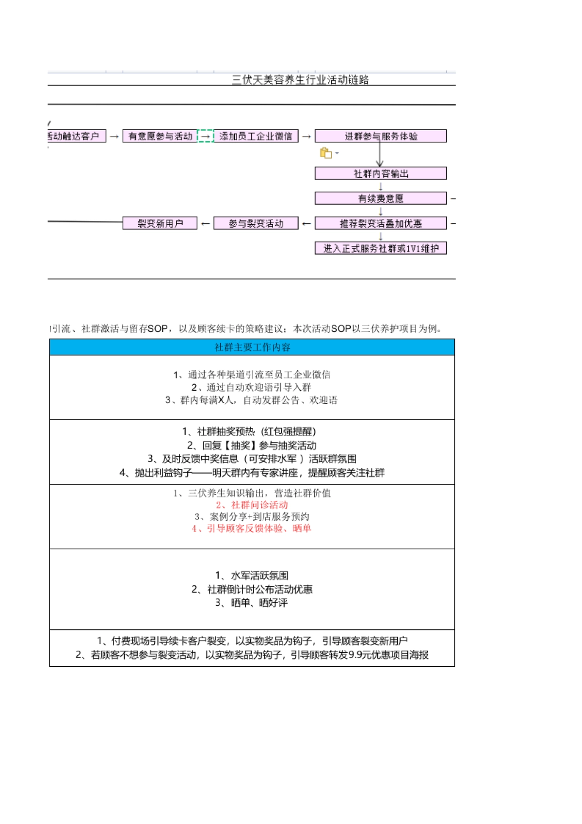 SOP-美容养生行业引流留存活动SOP_第2页