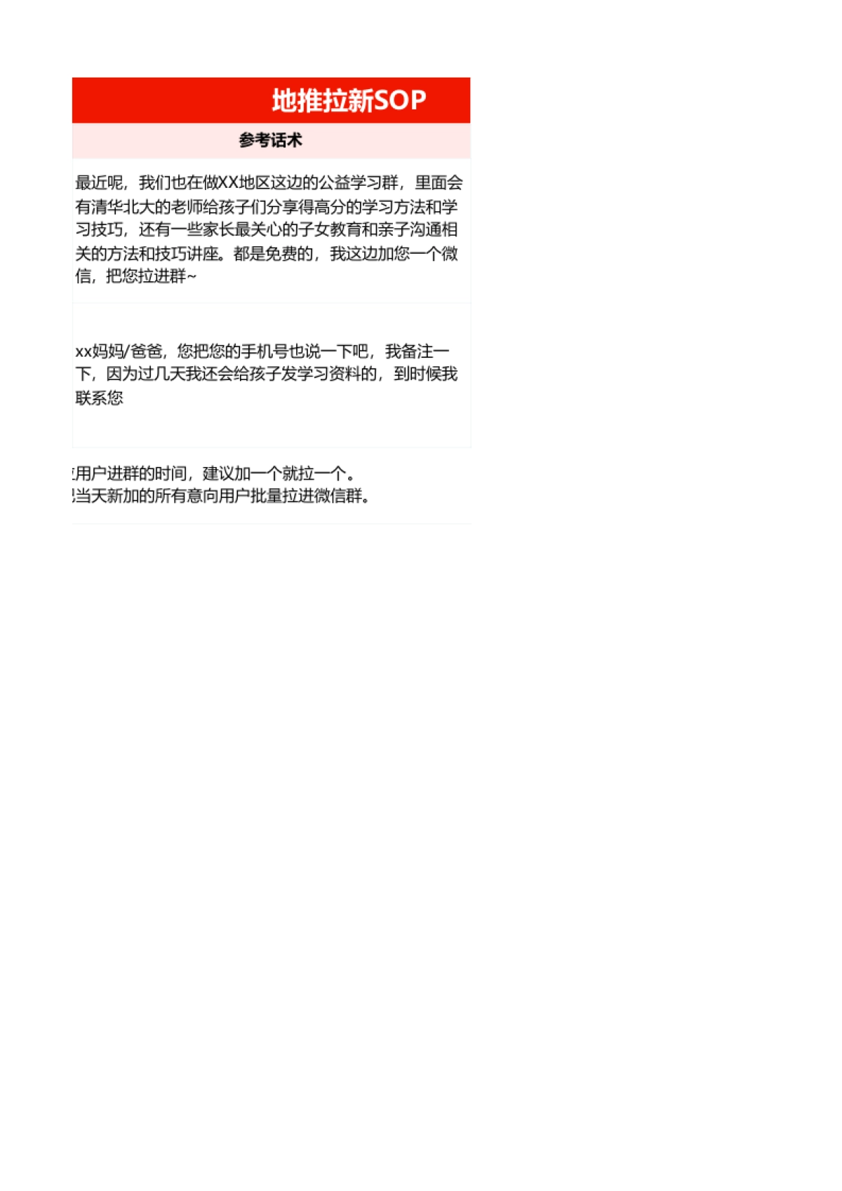 SOP-清北讲座拉新进群+内容sop_第2页