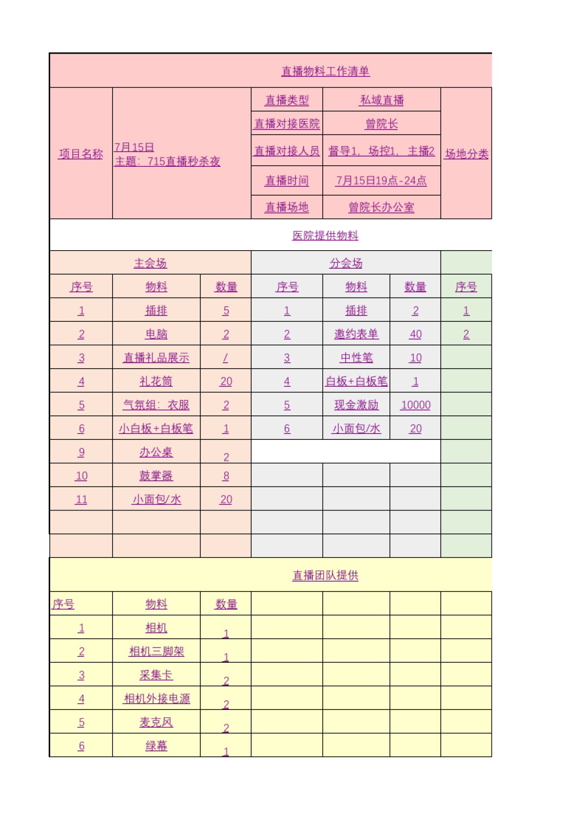 直播物料准备SOP_第1页