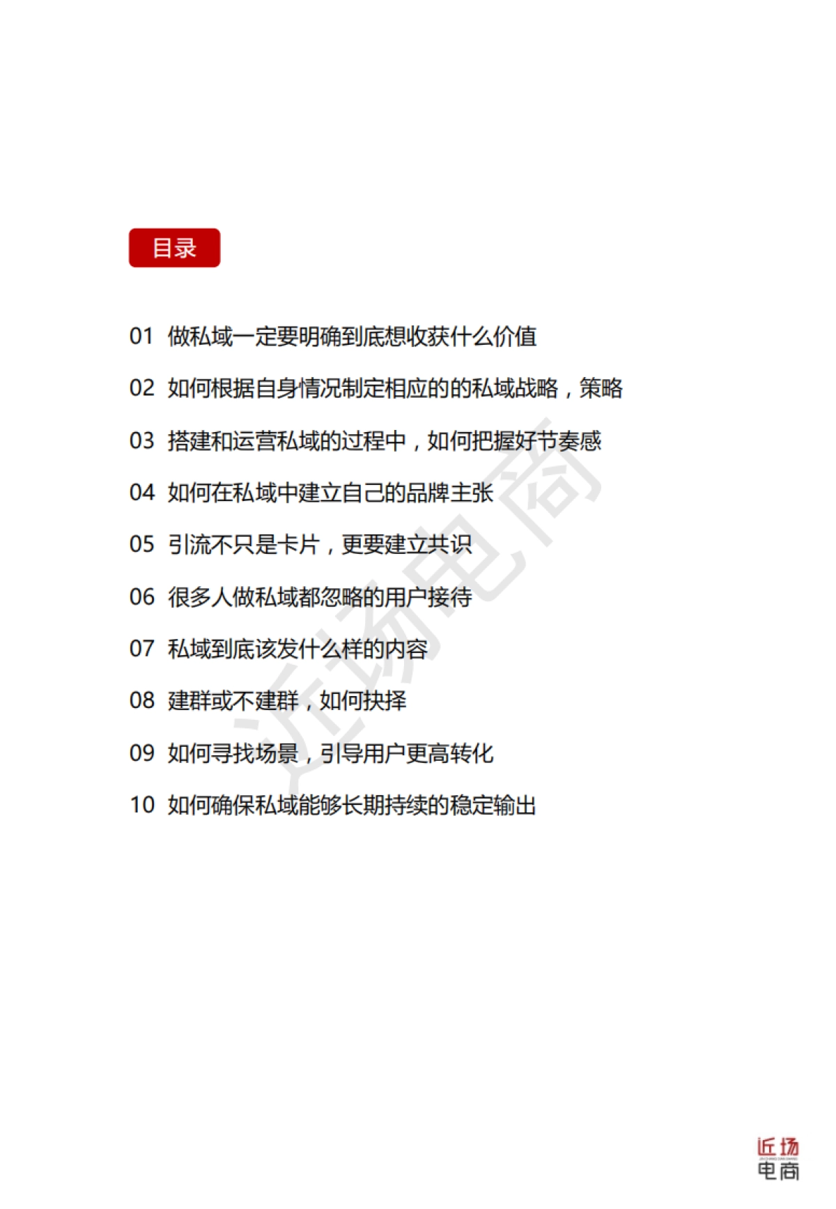 【私域流量】搭建私域流量十大注意要点-完整报告书（淘宝天猫卖家专用）（水印版）_第3页