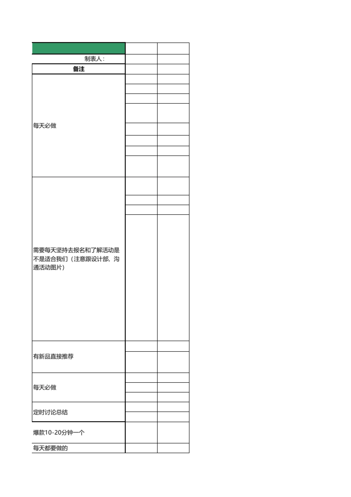 店长每日工作流程表_第5页