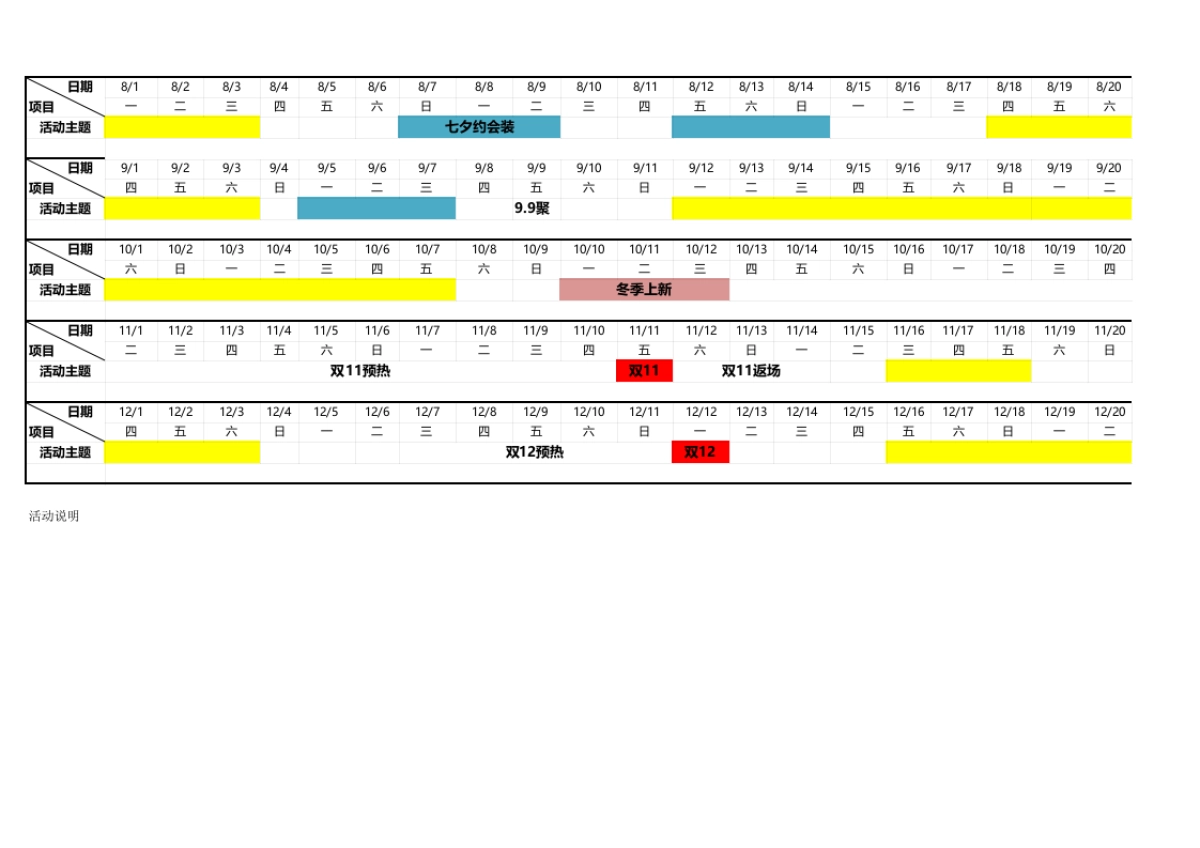 全年营销活动节点_第2页