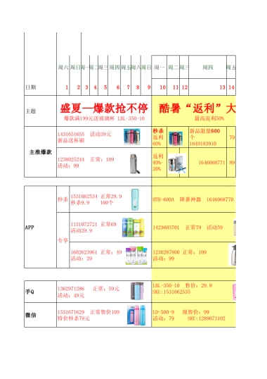 【活动计划】斯旗舰店-哈尔8月活动计划