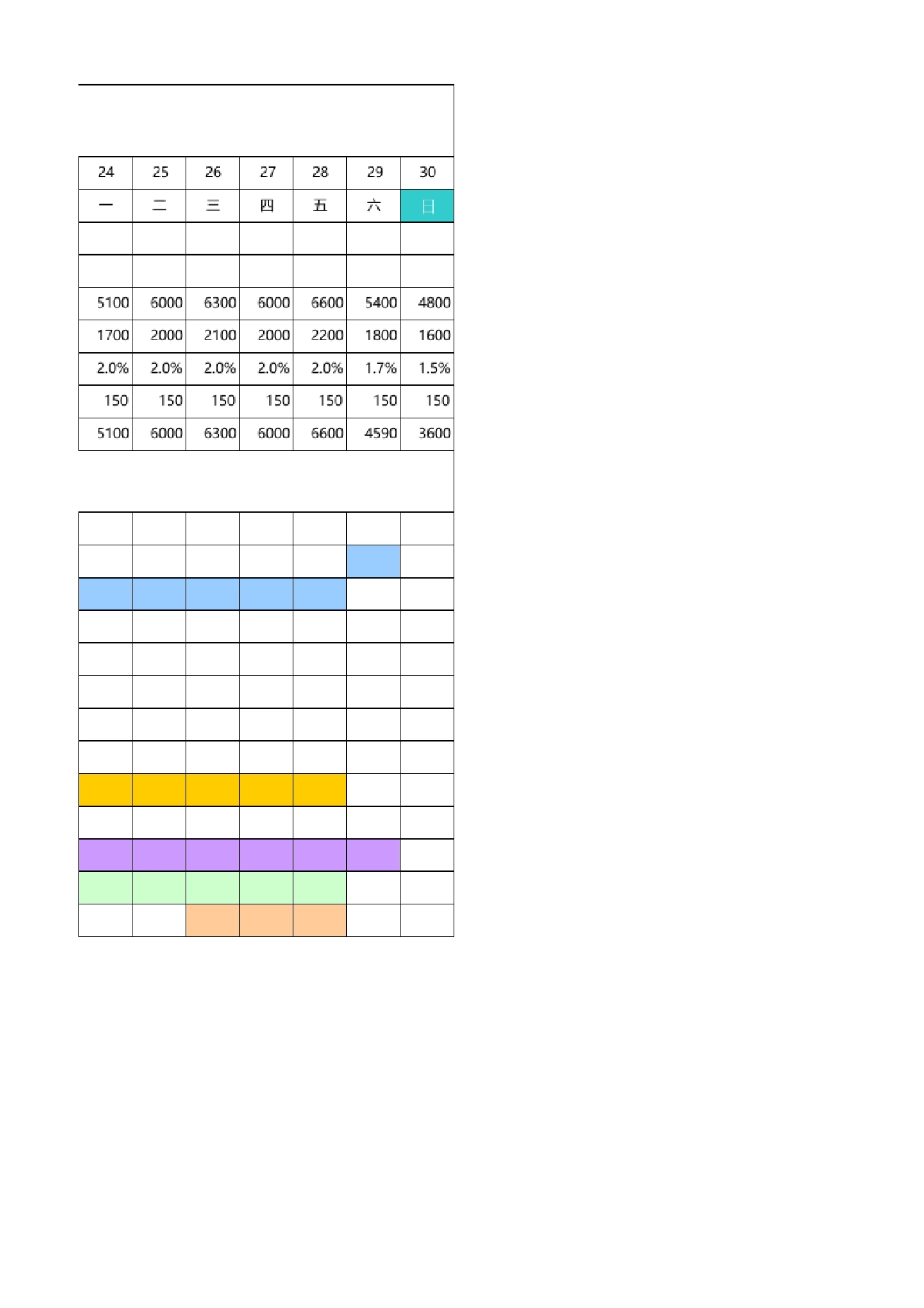 2.xx旗舰店 每个月目标计划_第3页