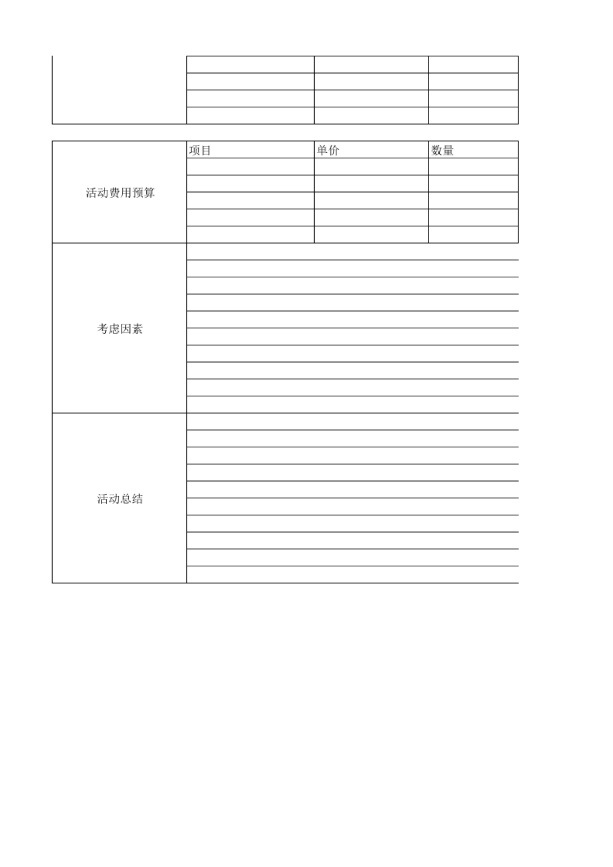 8.淘宝运营——活动策划表格_第2页