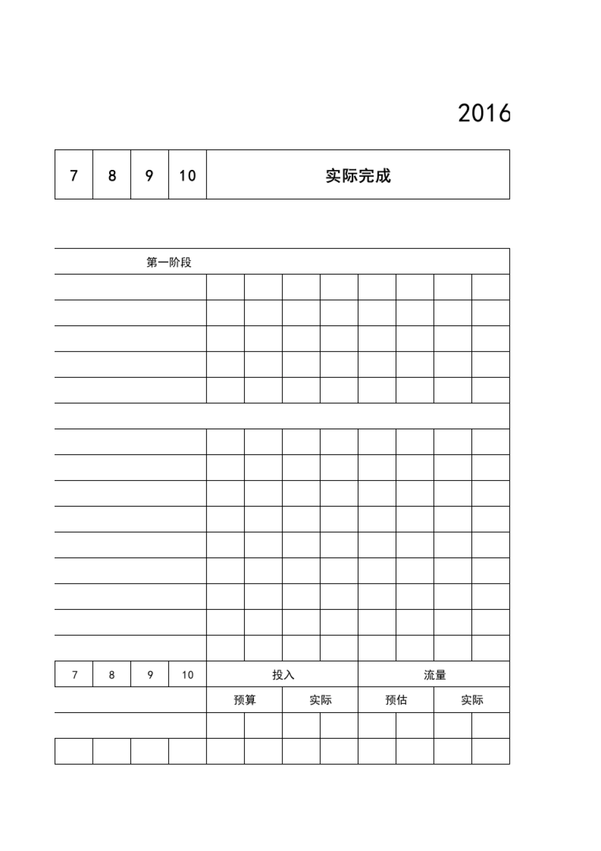 2016年X月份运营计划表_第3页