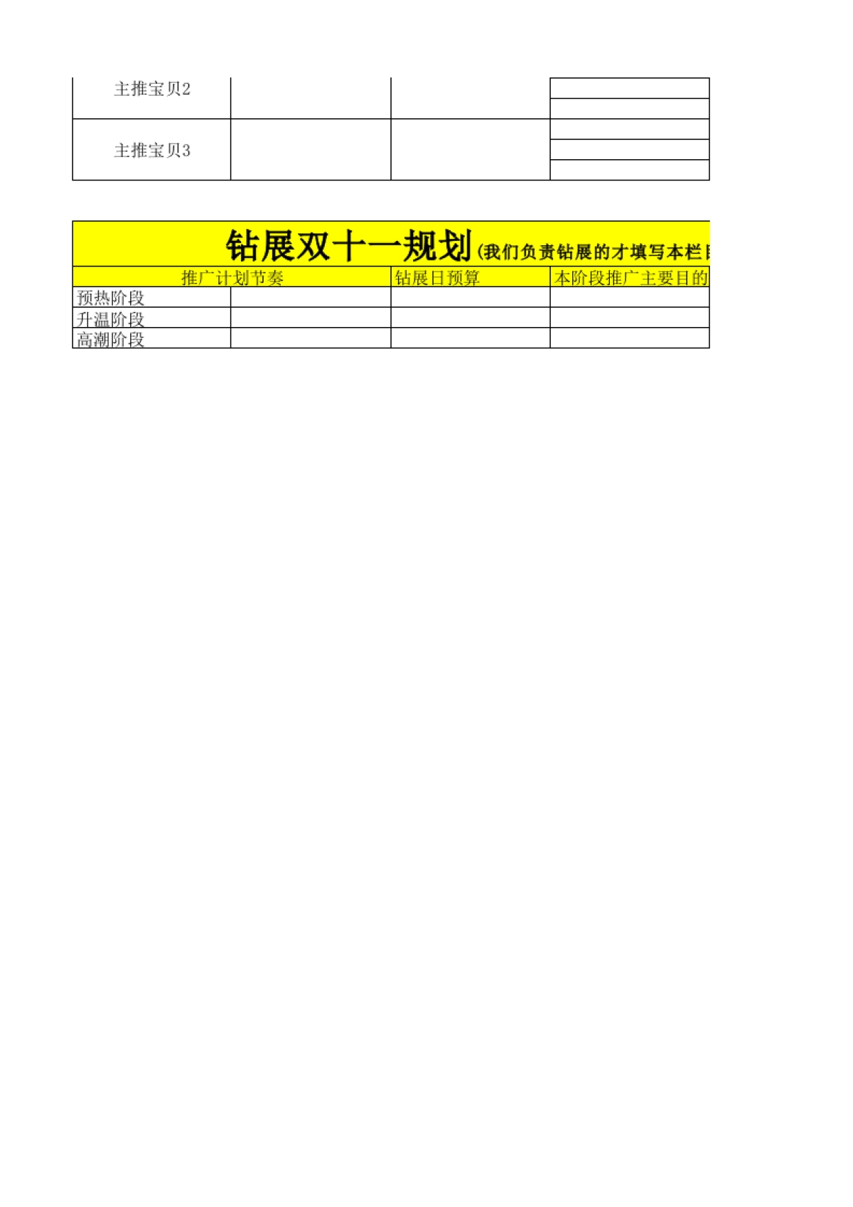【双11】双十一店铺规划模版_第3页