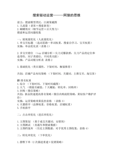 搜索驱动运营大纲