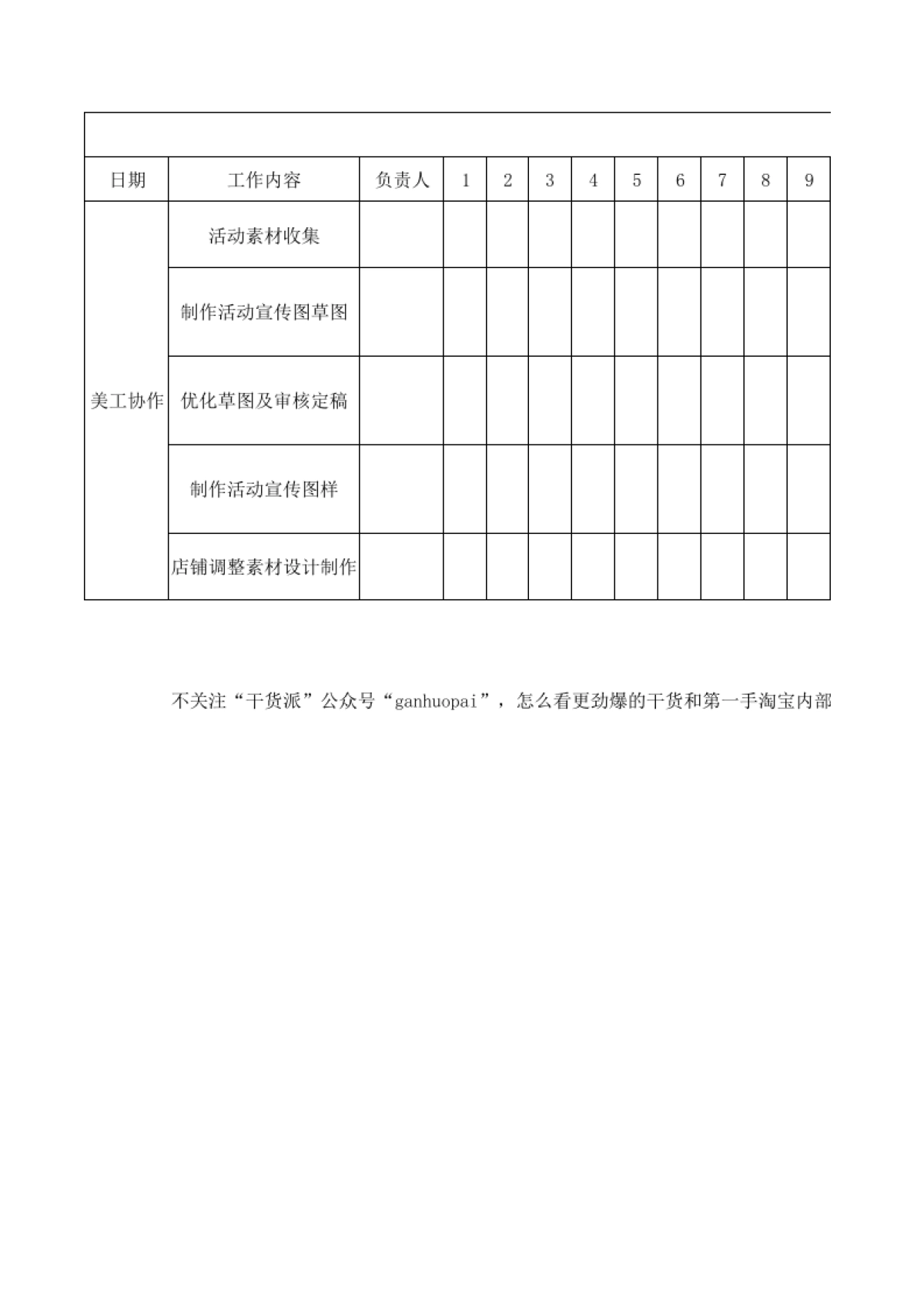 美工协作跟踪表_第1页