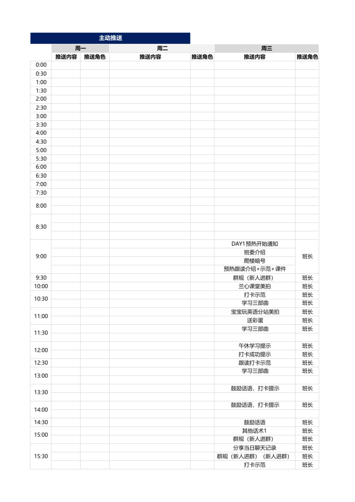 宝玩英语社群运营预热SOP_第1页