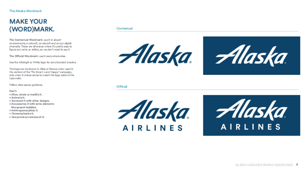 Alaska-阿拉斯加航空公司LOGO指南2019_第4页