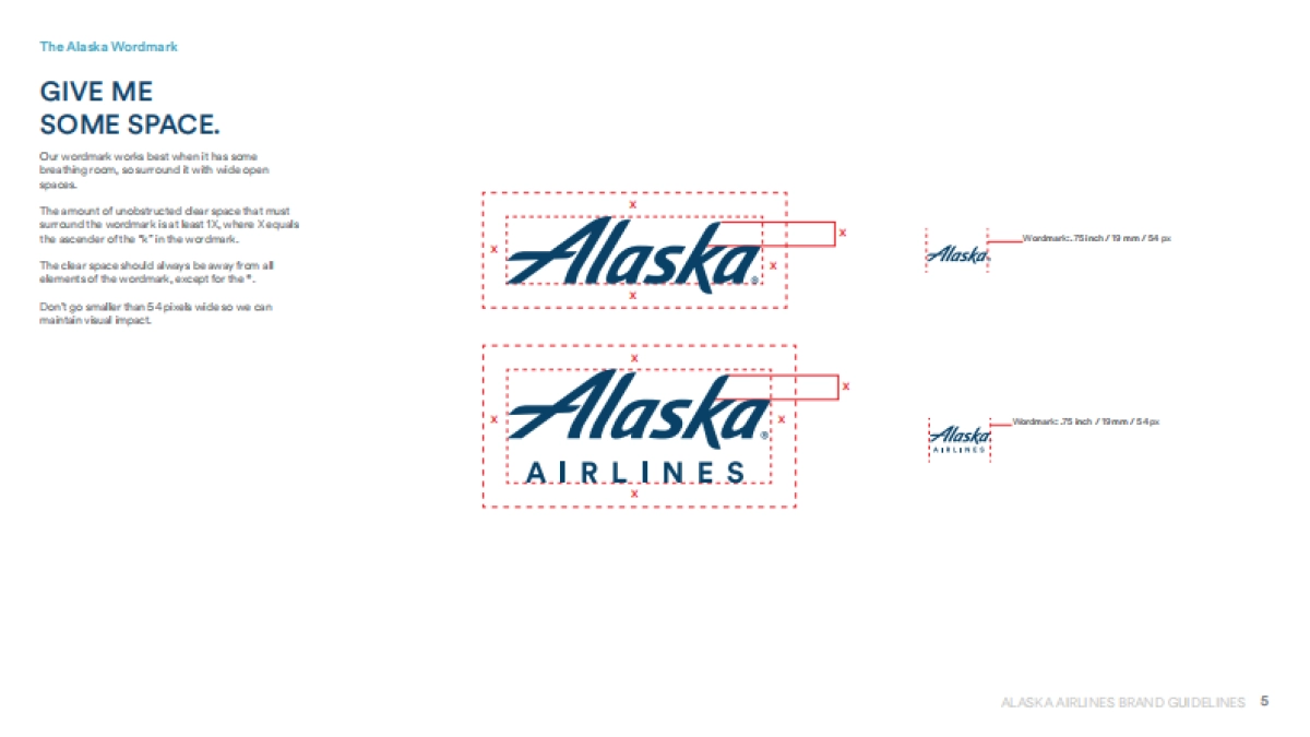 Alaska-阿拉斯加航空公司LOGO指南2019_第5页